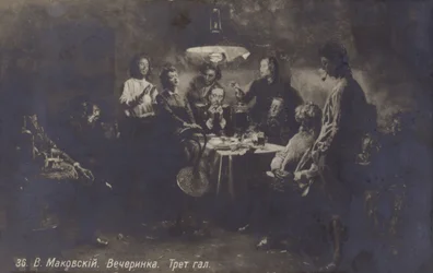 Abendliches Beisammensein, 19. Jahrhundert